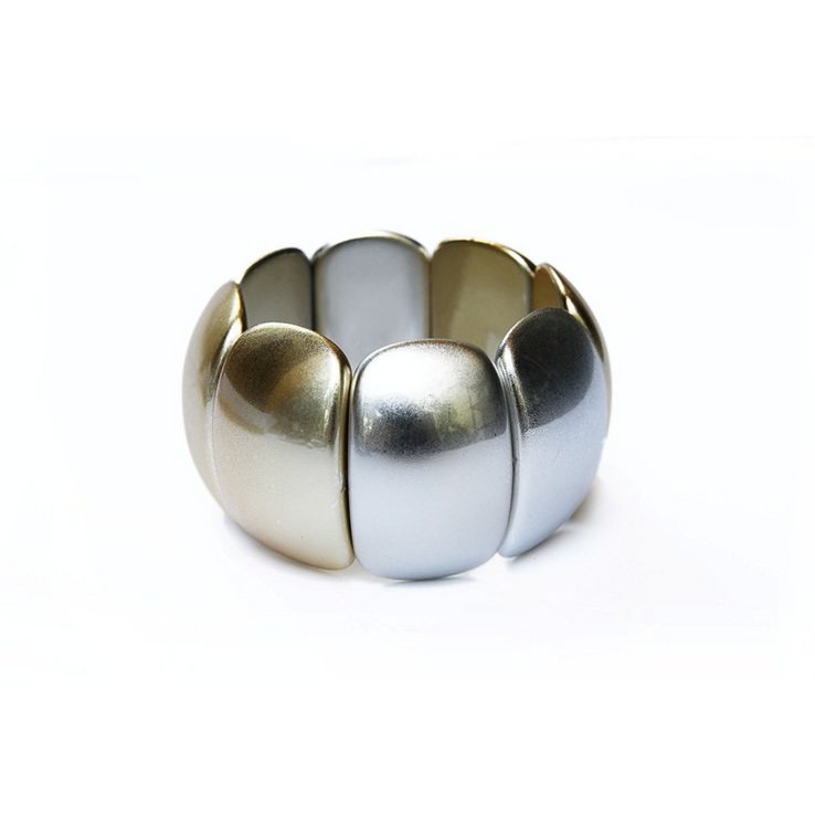 Bracelet acrylic on elastic