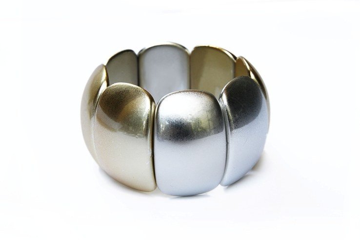 Bracelet acrylic on elastic