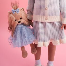 Plush toy, Lucky Doggy, Lucky Yoyo: Blue Dream 38cm