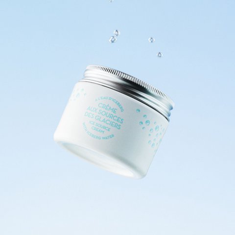 Hydraterende crème met gletsjerbronnen