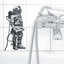 Diver 2 - adesivi per piastrelle