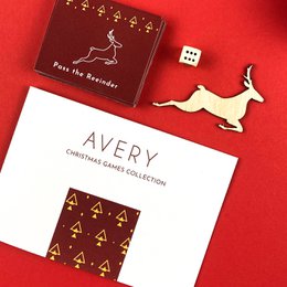 Avery 4-i-1 familiejulespil