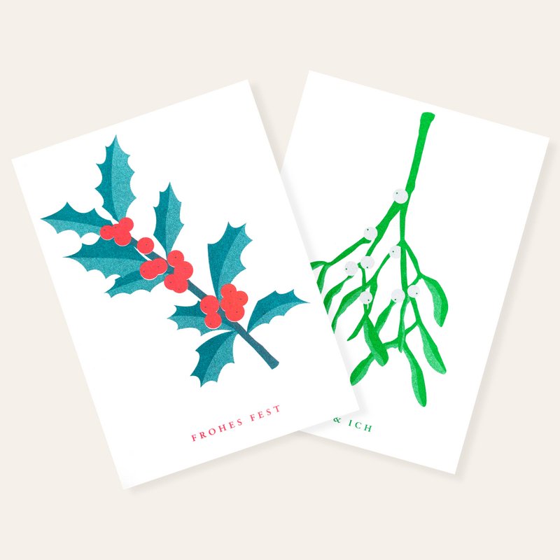 Risography Postcard - Muleletoe - Din A6