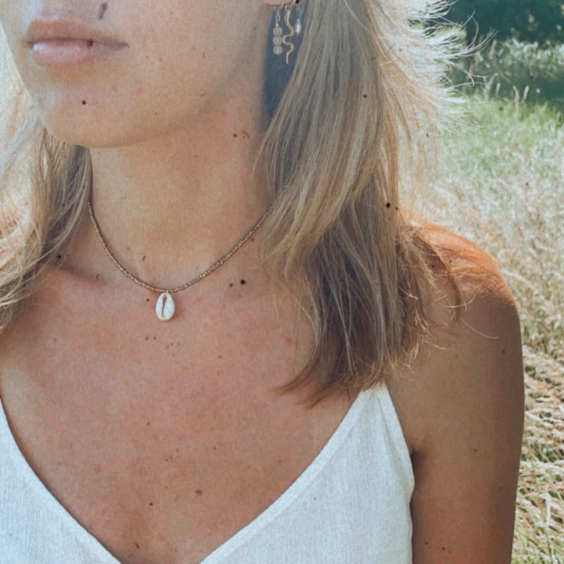 Necklace beads | Shell | Gold