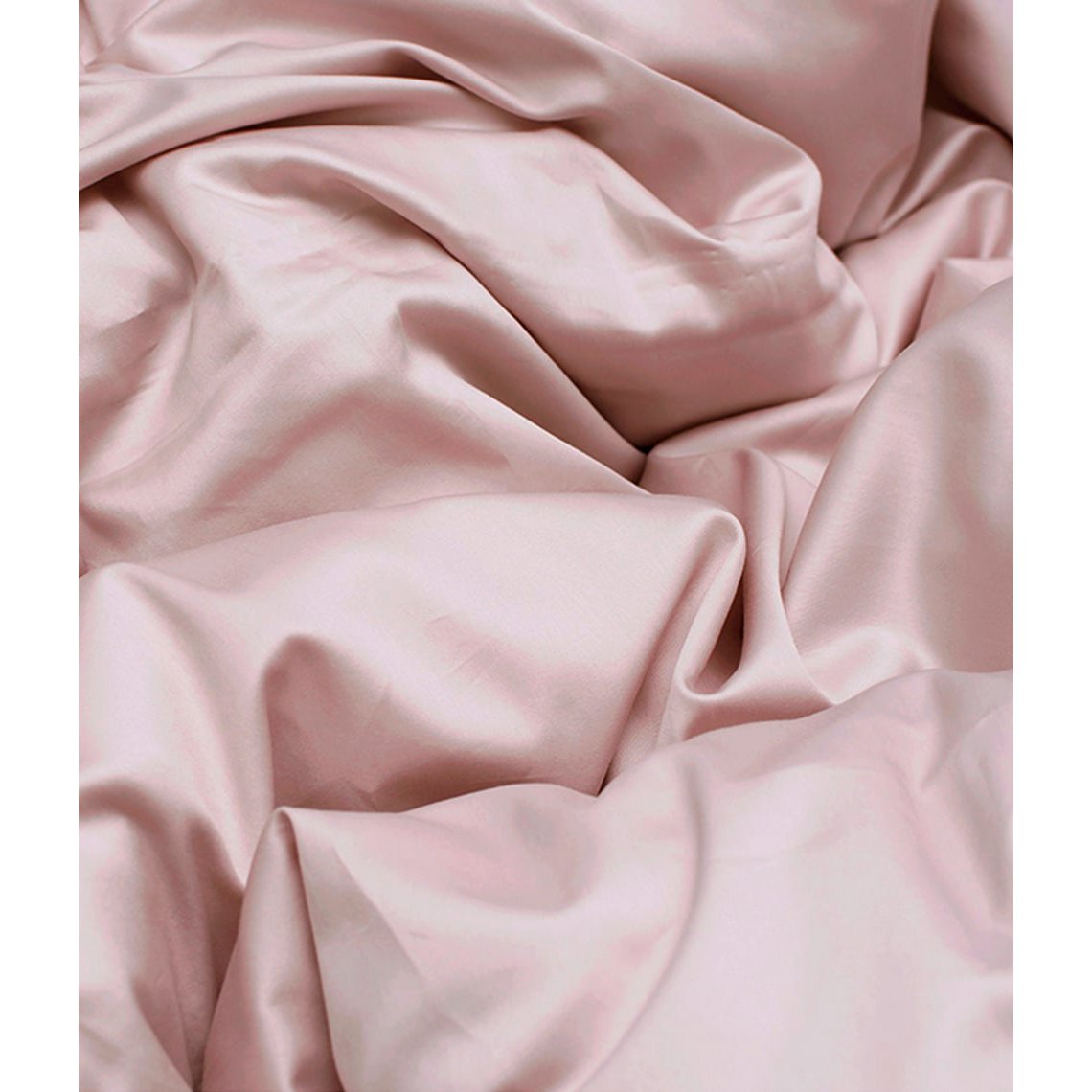 Satin-Bettlaken Rosenquarz