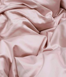 Satin-Bettlaken Rosenquarz
