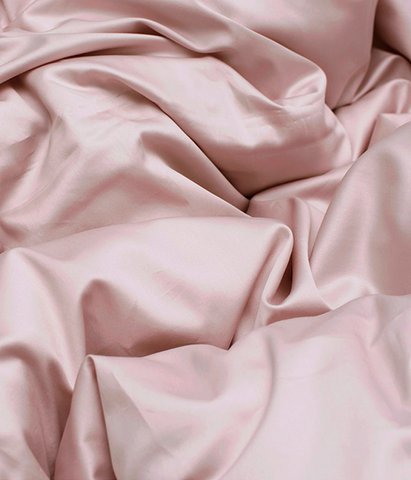 Satin-Bettlaken Rosenquarz