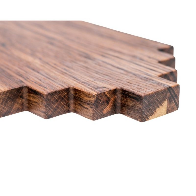 Planche de service Amsterdam Canal House - 4 types de bois
