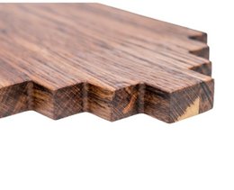 Planche de service Amsterdam Canal House - 4 types de bois
