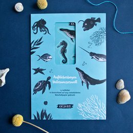 Sticker sheet underwater animals A5