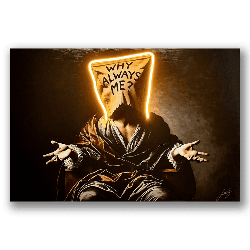 Ciężar egzystencji v.1. |. LED Wall Art