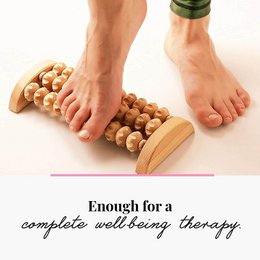 Houten Voetmassage Roller Voeten Massager Hout 26 x 12 cm