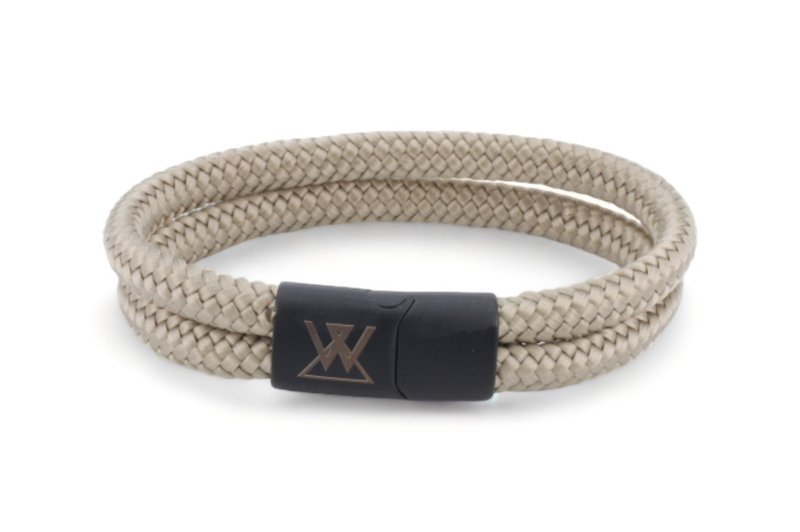 Reb armbånd 12mm - Caesar kollektion | Udgave sort