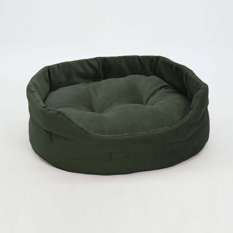 Hundekörbchen Chelsea Cord forest green