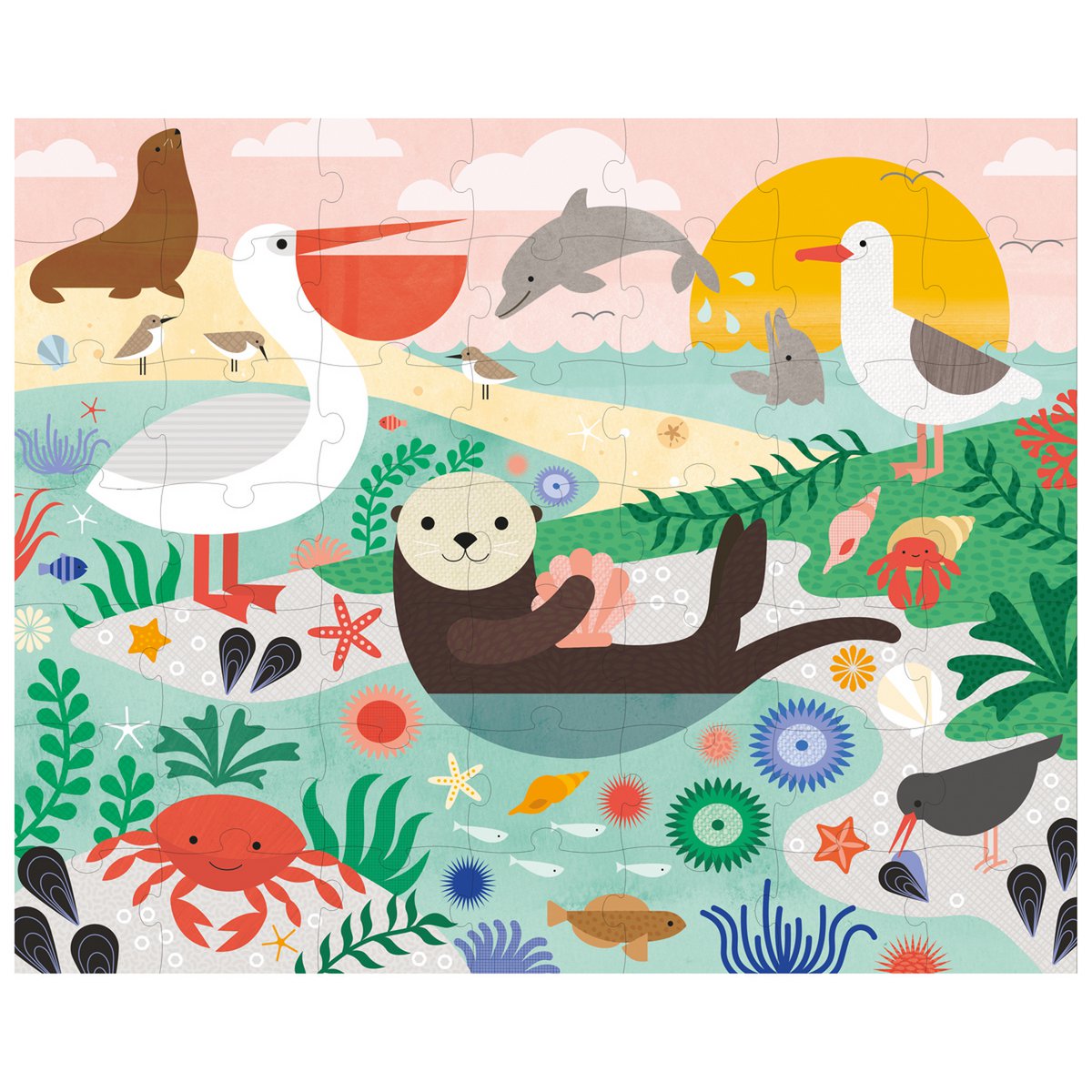 Tweezijdige Puzzel On The Go - Waterwereld