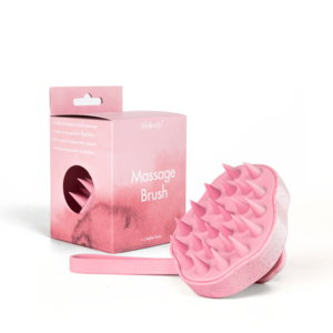 Head massage brush Rose - Bellody® (1 piece - Mellow Rose)