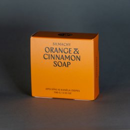 Sapone naturale e senza scarti all'arancia e cannella