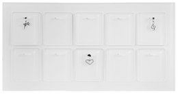 Jewelry display for 10 pendants (Glossy decorative series)