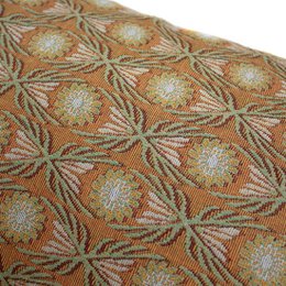 NIN-NIT | Fleurs Classiques XL | tissé 100% coton | coussin décoratif à imprimé floral | vert | orange | rose | beige | jaune | multicolore | 90x35cm