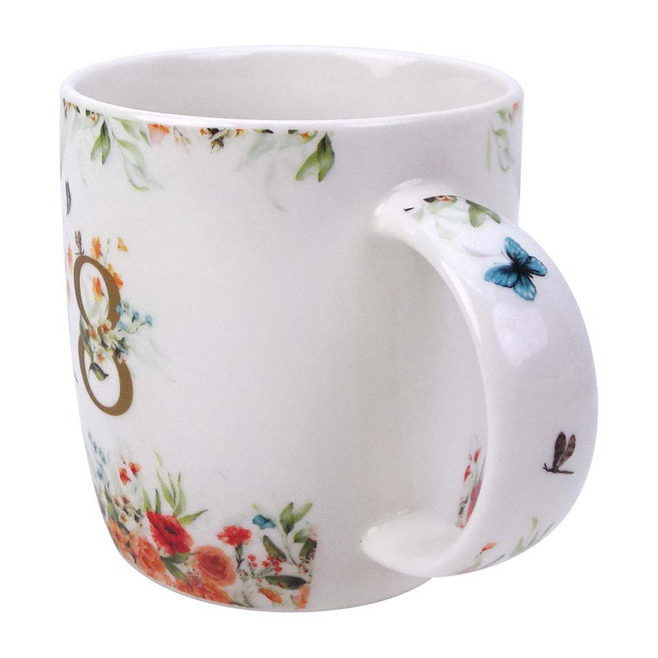 DUO Occasional Mug 400ml, Birthday “18”, in a giftbox with a ribbon