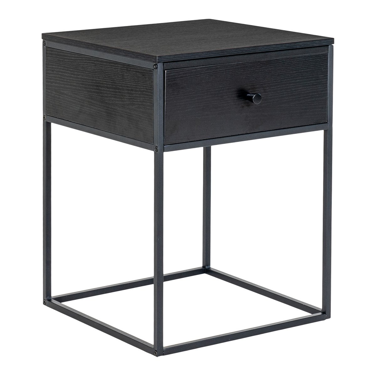 Vita Side Table - black, steel, 40x40x55cm