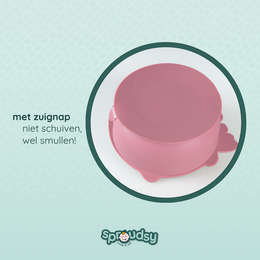 Babyskål med sugekop – Dino