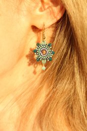 Orecchini Miyuki in argento sterling