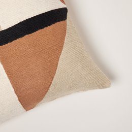 TRIAGO natural and black cushion cover