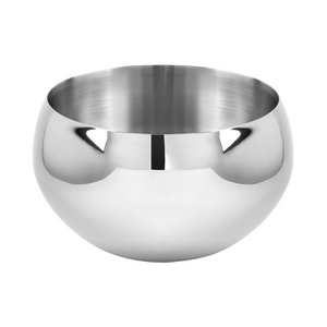 Champagne cooler APOLLO silver-colored Ø 30 cm height 20 cm stainless steel 30 cm