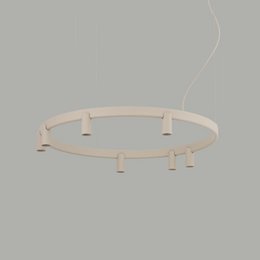 FOURTY ROUND VII LED Beige Pendelleuchte