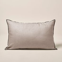 CARLINA string and black bumblebee cushion cover