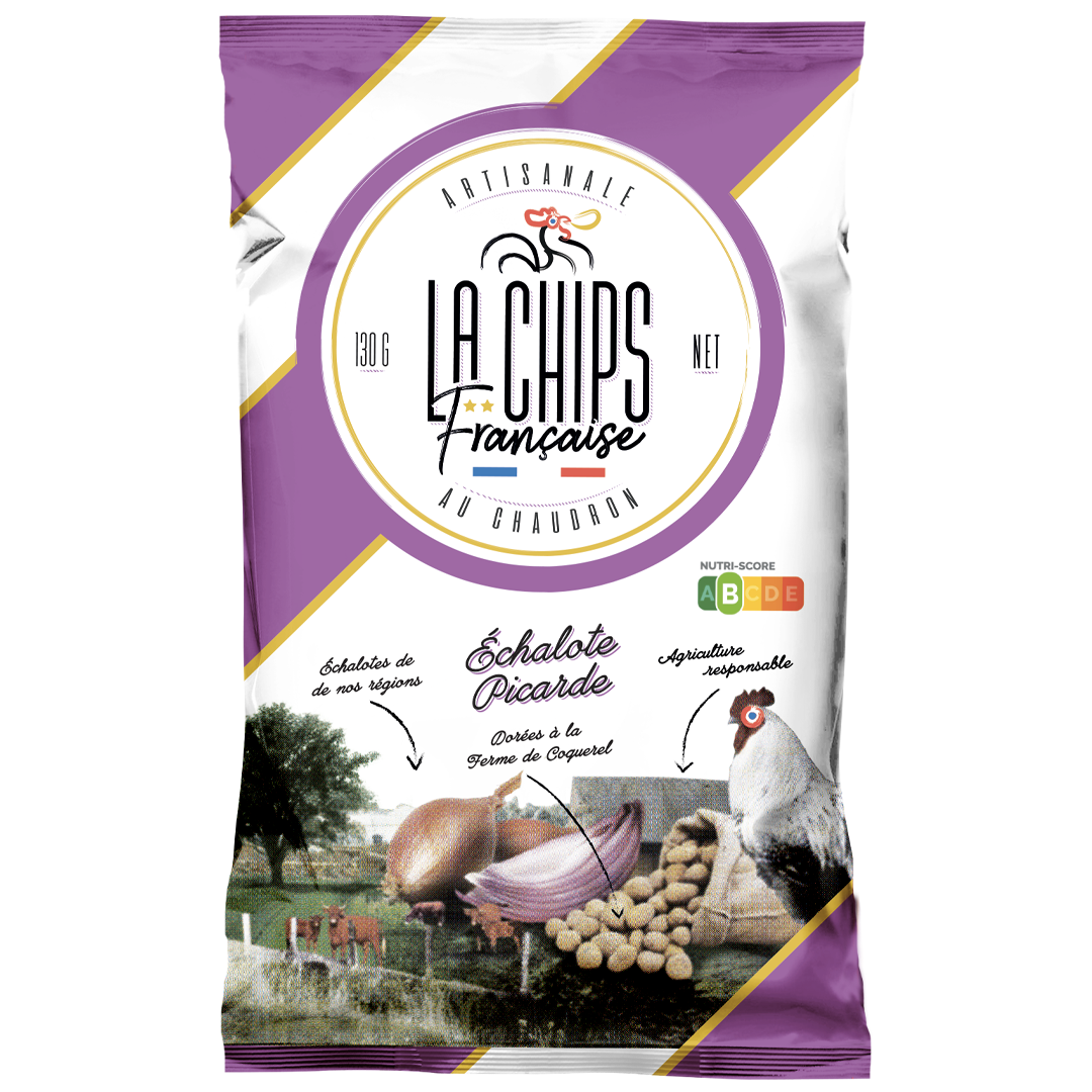 Chipsy z szalotką francuską z Pikardii 130 g