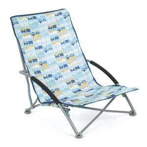 Volkswagen VW T1 Bus & Beetle Folding Beach Low Chair - Multicolored