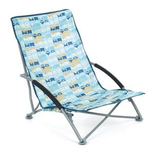 Volkswagen VW T1 Bus & Beetle Folding Beach Low Chair - Multicolored