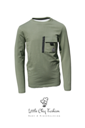 Maglia a maniche lunghe LewyLou NO4 verde