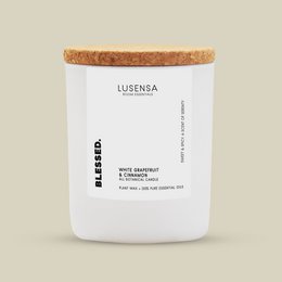 VELSIGNET duftlys | Citrusagtig + krydret | 100% æteriske olier | 50+ TIMER
