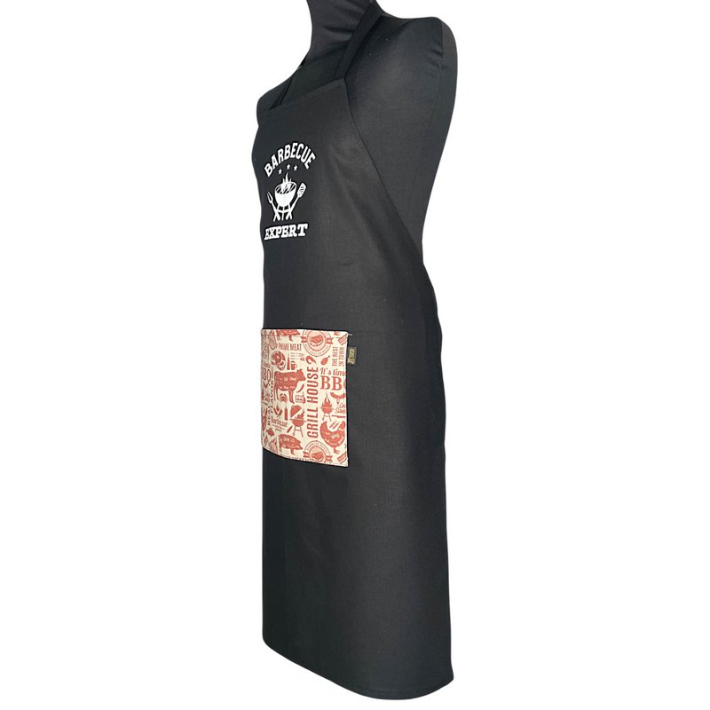 Apron, "Barbecue expert" black