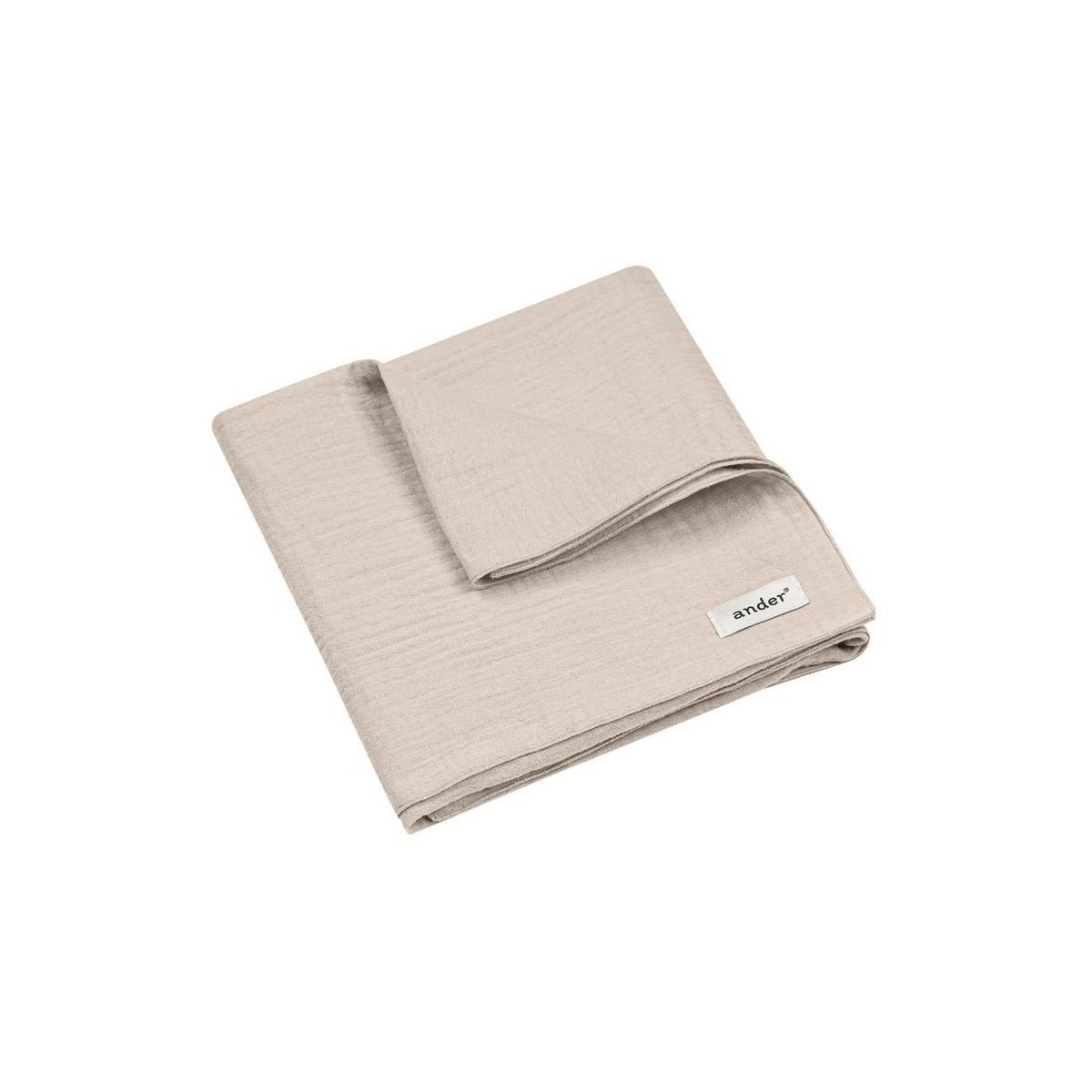 MATTEO Musselin-Babywickeltuch – 100 % Baumwolle – Beige