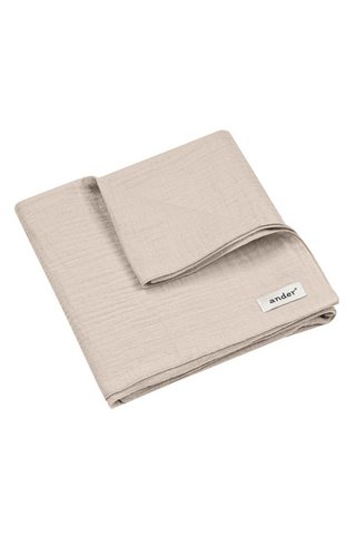 MATTEO Musselin-Babywickeltuch – 100 % Baumwolle – Beige