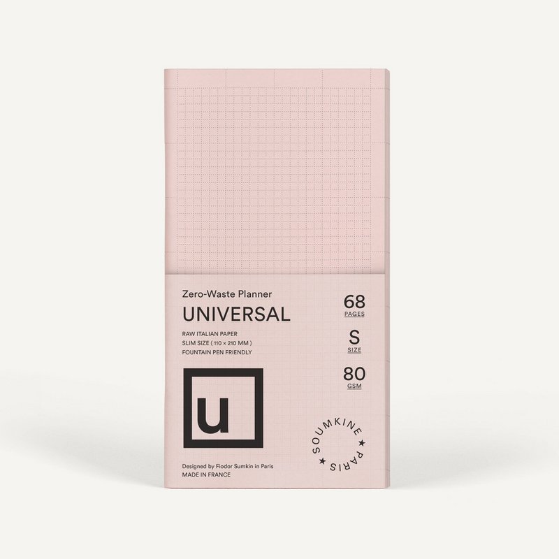Zero-Waste Planner "Universal" — Rose Color