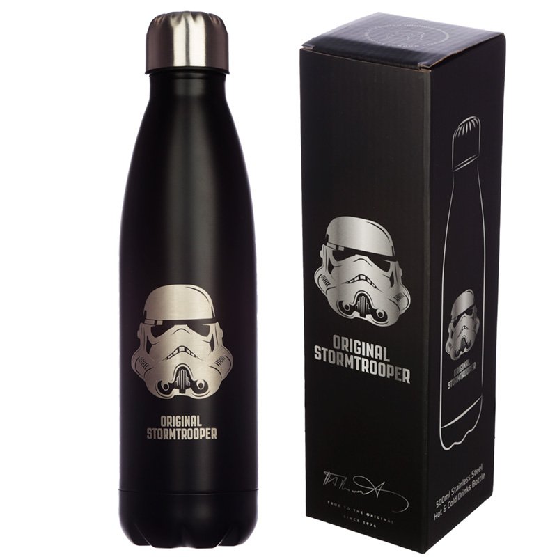 The Original Stormtrooper Bouteille de boissons chaudes et froides 500 ml Noir