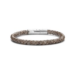 Frank 1967 pulsera cuero trenzado arena 20cm ips