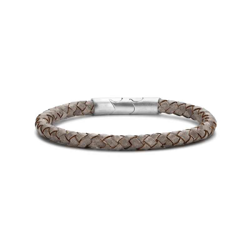 Frank 1967 armbånd sandflettet læder 20cm ips