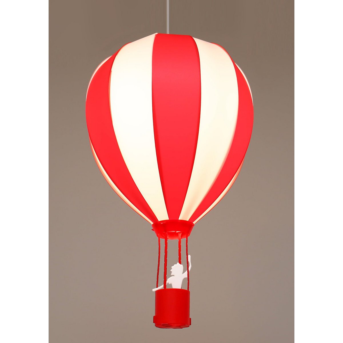 LAMPA WISZĄCA DZIECI CZERWONY BALON