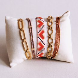 Langwerpige gekoppelde armband