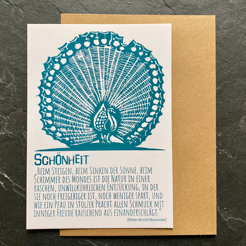 Carte postale « Beauté »