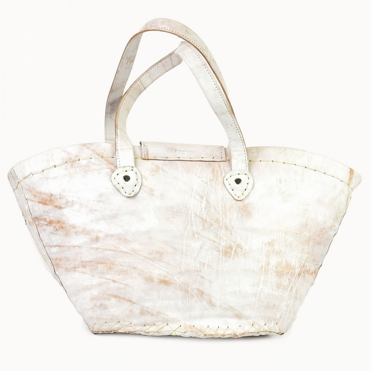 Leather Basket 'Saint Tropez'