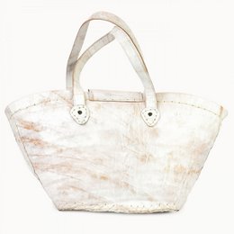 Leather Basket 'Saint Tropez'