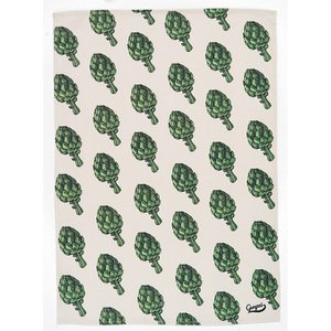 Artichauts tea towel