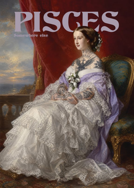 Pisces - Postcard - Astro Queen Collection 